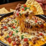 Bacon Cheeseburger Queso Dip