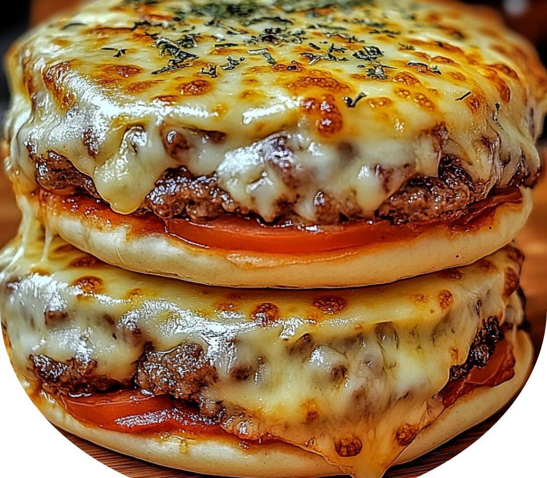 Old School Pizza Burgers