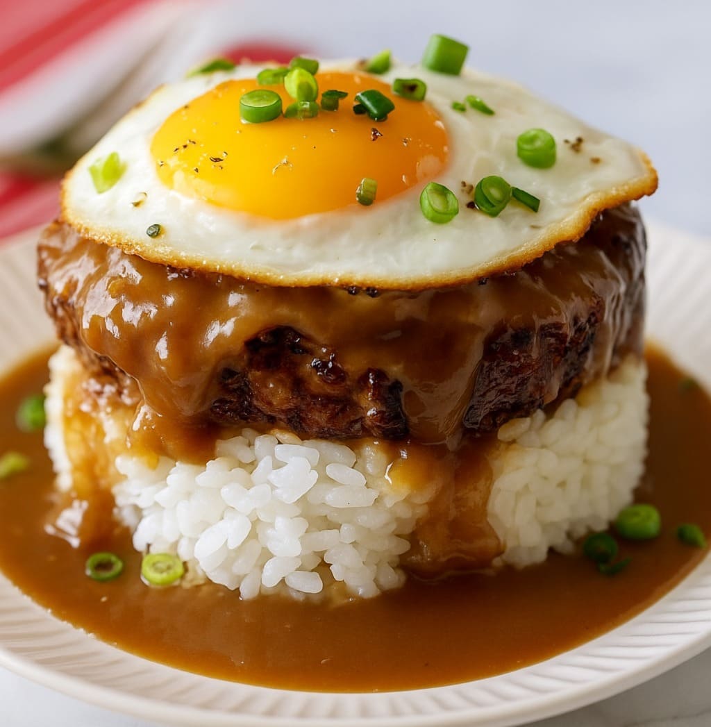 Loco Moco Hawaiian Lunch