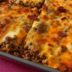 Low-Carb Bacon Cheeseburger Casserole