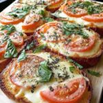 Caprese Garlic Bread Toasts