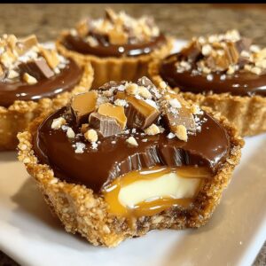 Butterfinger Caramel Crunch Mini Pies