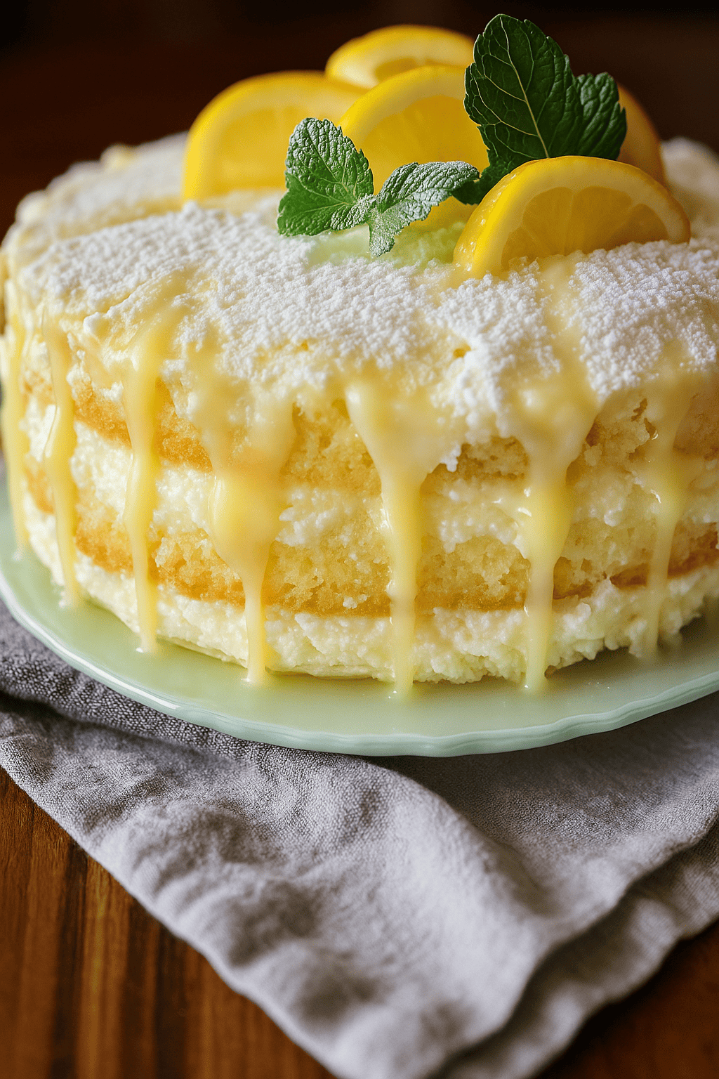 Limoncello Mascarpone Dream Cake