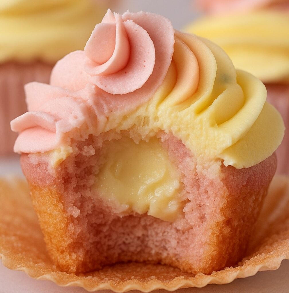 Strawberry Lemonade Cupcakes