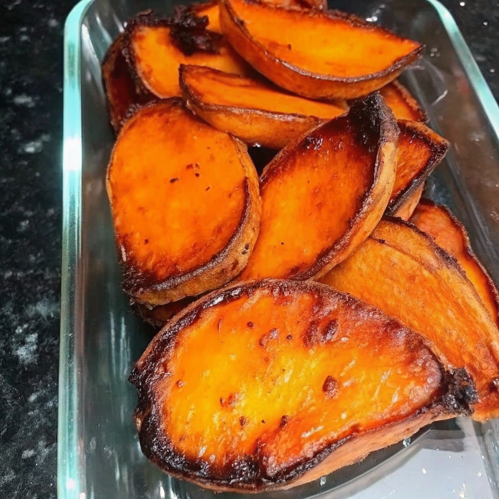 Roasted Caramelized Sweet Potatoes