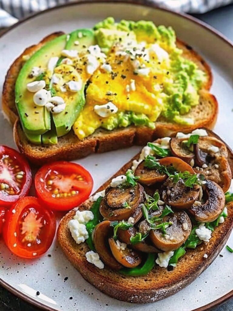 Avocado Toast 4 Ways
