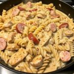 Creamy Pepper Jack Chicken & Sausage Pasta
