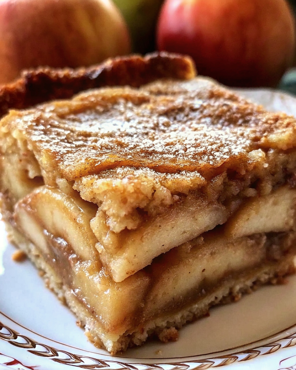 Apple Cinnamon Cake Bars
