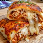 BBQ Chicken Cheese Stromboli