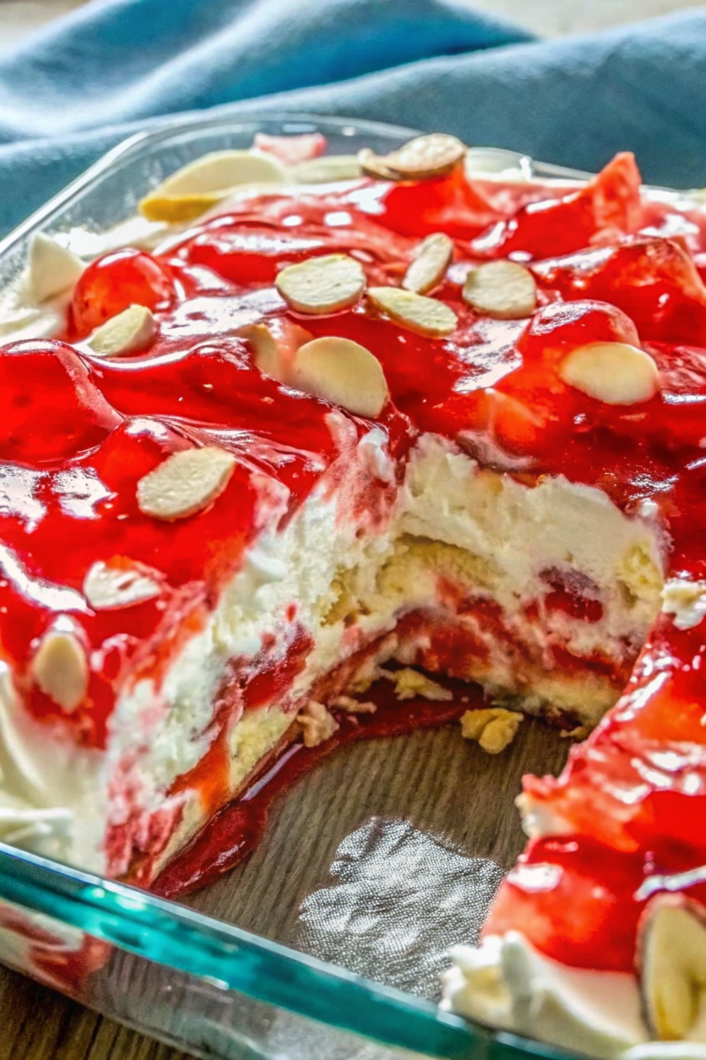 No-Bake Cherry Cheesecake Lush Dessert