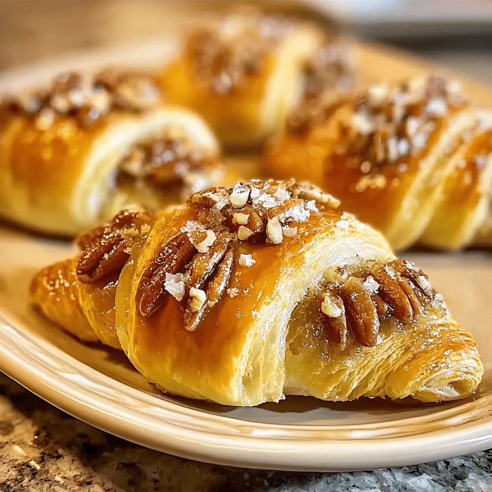 Pecan Pie Crescents – Easy Crescent Roll Pecan Pie Bites