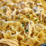 Slow Cooker Amish Chicken and Noodles