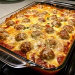 Dump and Bake Meatball Casserole