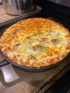 Baked Cream Cheese Spaghetti Casserole