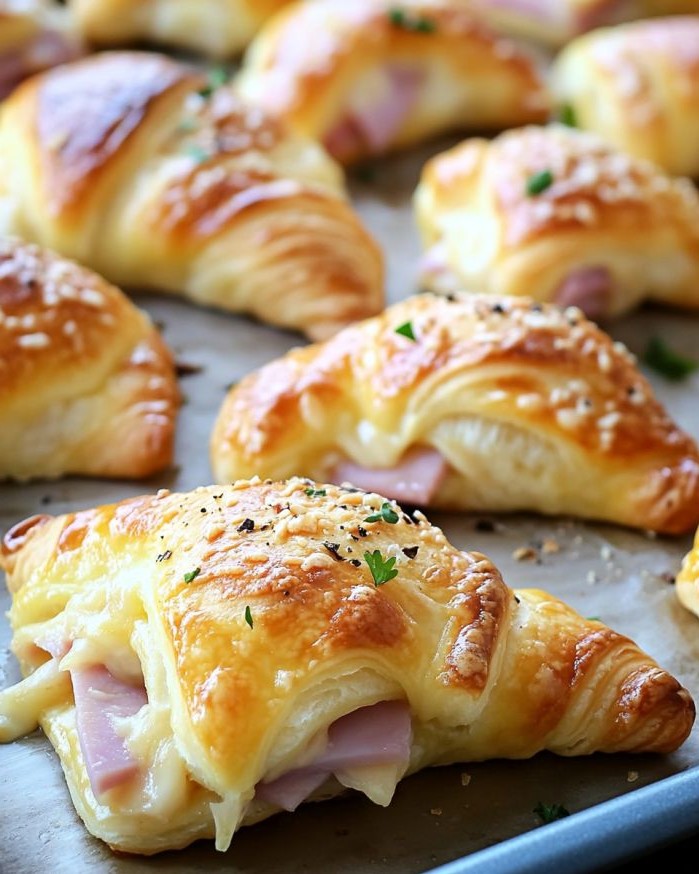 Ham and Cheese Crescent Rolls
