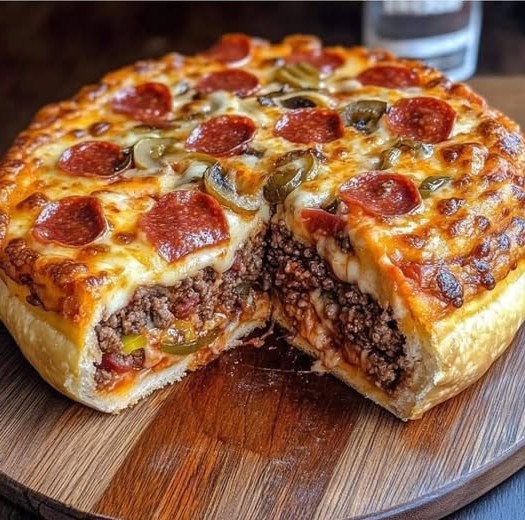 Homemade Pizza Dough with Toppings