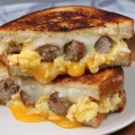 Breakfast Grilled Cheese with Eggs