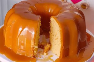 Caramel Cream Cheese Pound Cake