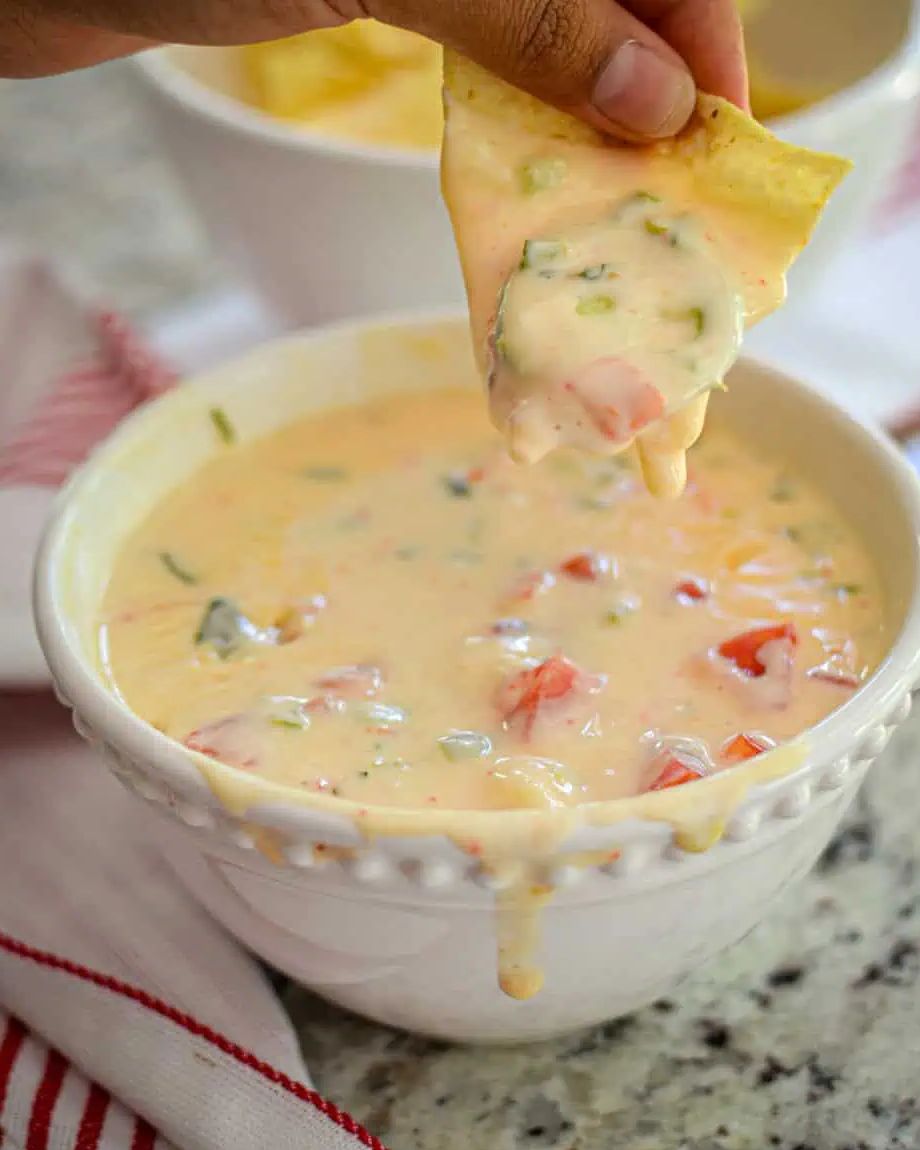 Easy Queso Dip Recipe | Creamy Homemade Tex-Mex Cheese Dip