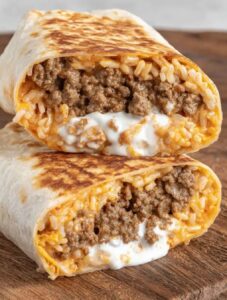 Cheesy Taco Bell Quesarito