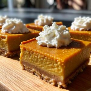 Pumpkin pie bars