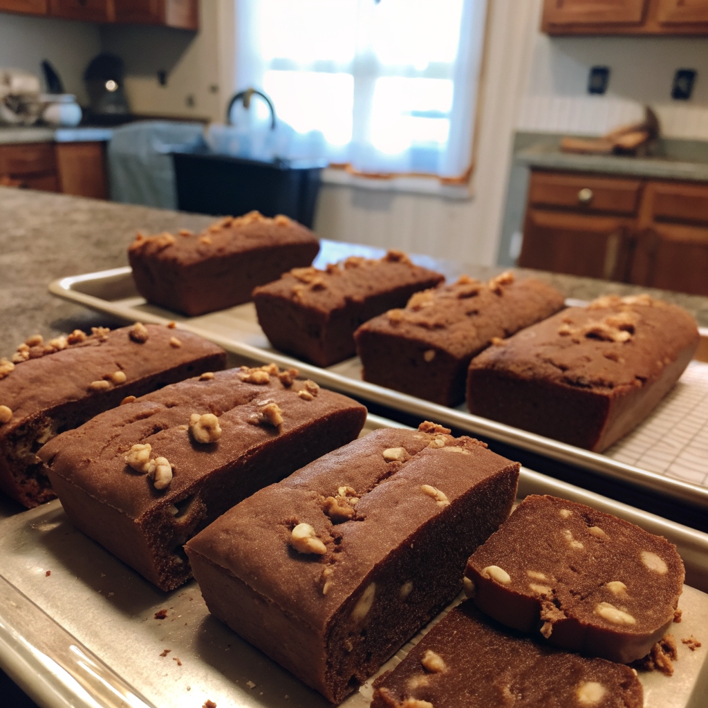 Homemade Toll House Famous Fudge cut into squares with chocolate morsels and nuts