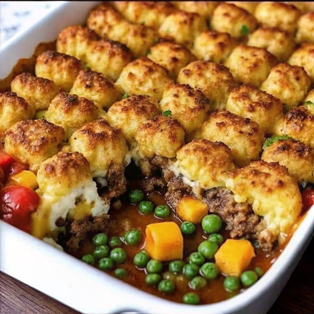 Shepherd’s Pie Tater Tot Casserole
