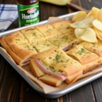 Hot Ham and Cheese Crescent Roll Sandwiches
