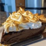 Old-Fashioned Chocolate Pie with Golden Meringue