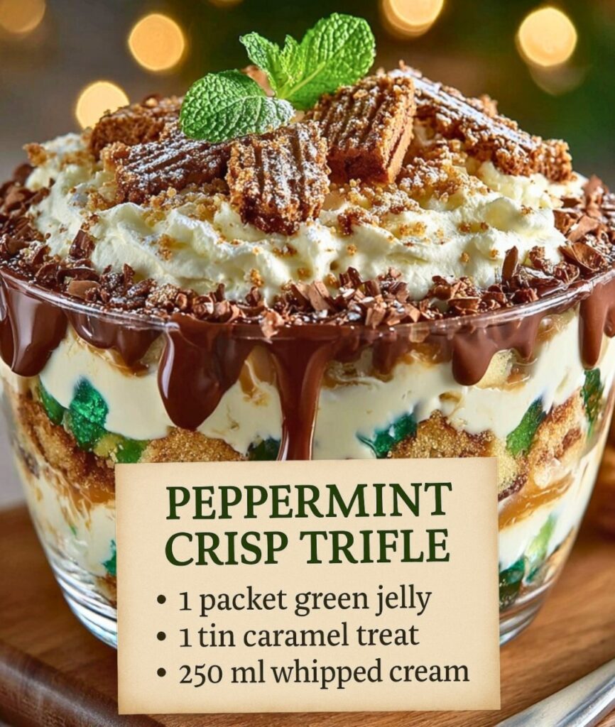 Peppermint Crisp Trifle Delight