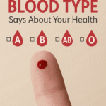Things Your Blood Type Says About Your Health