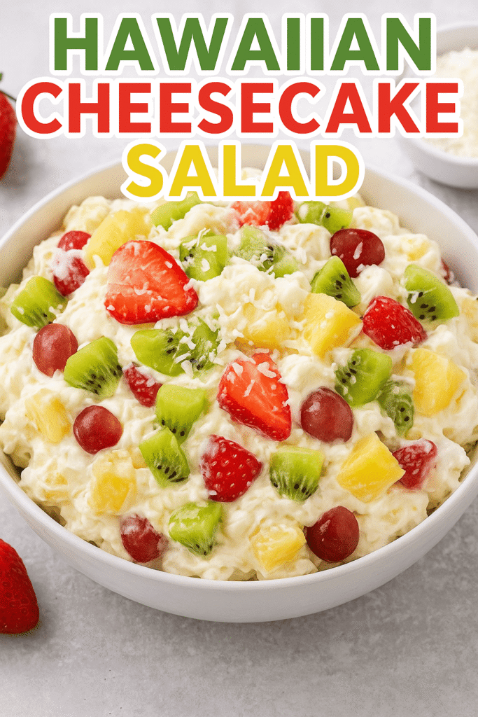 Hawaiian Cheesecake Salad: A Tropical Dessert Delight 