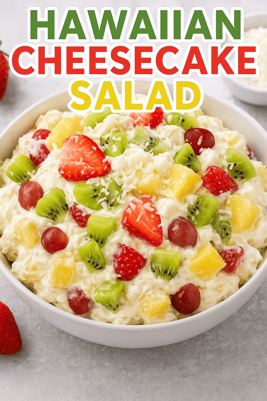 Hawaiian Cheesecake Salad: A Tropical Dessert Delight 