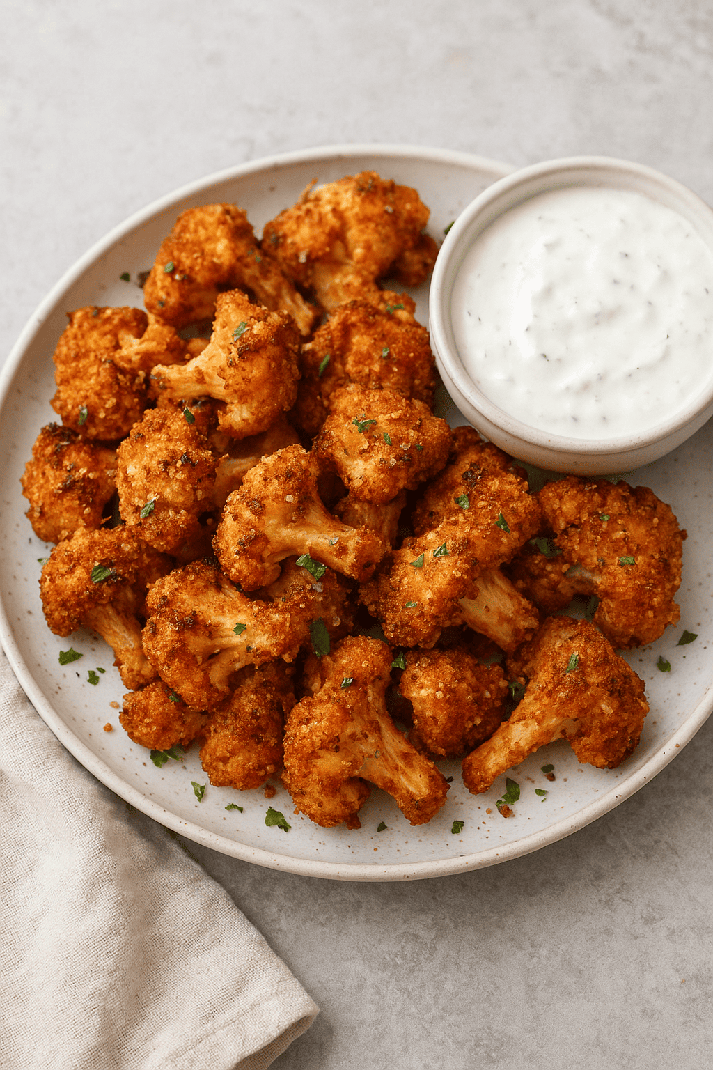 Crispy Baked Cauliflower Recipe