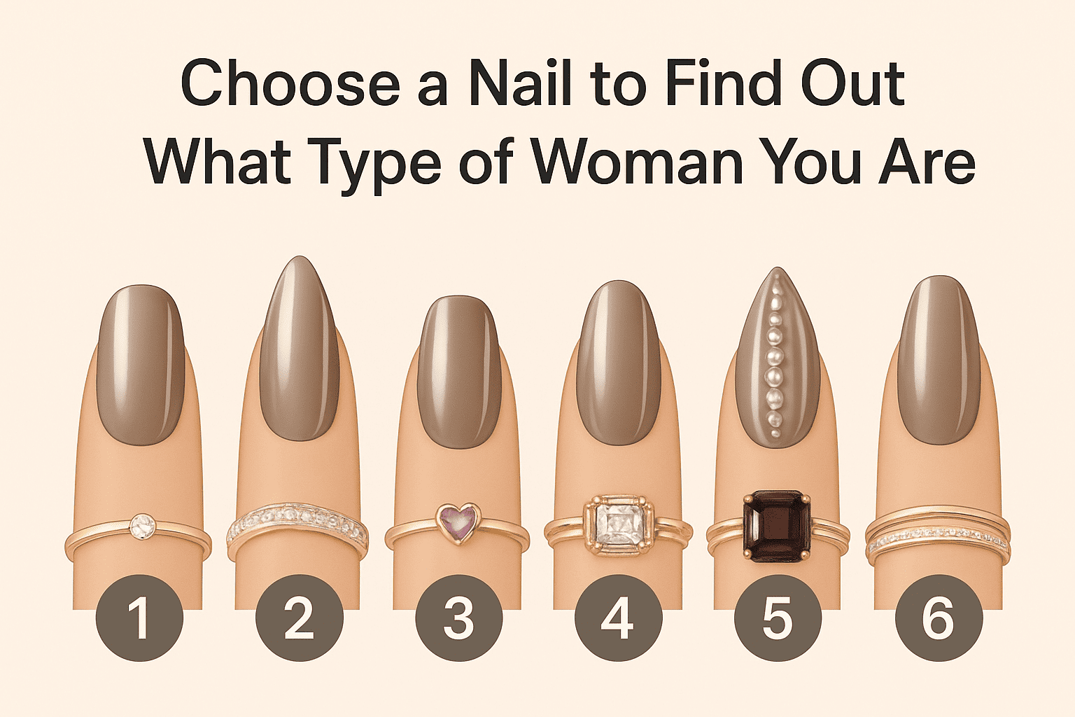 Choose a Nail to Discover What Type of Woman You Are