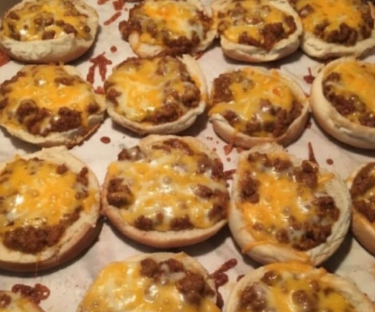 Old School Pizza Burgers
