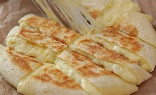 Cheese Potato Bread in a Frying Pan