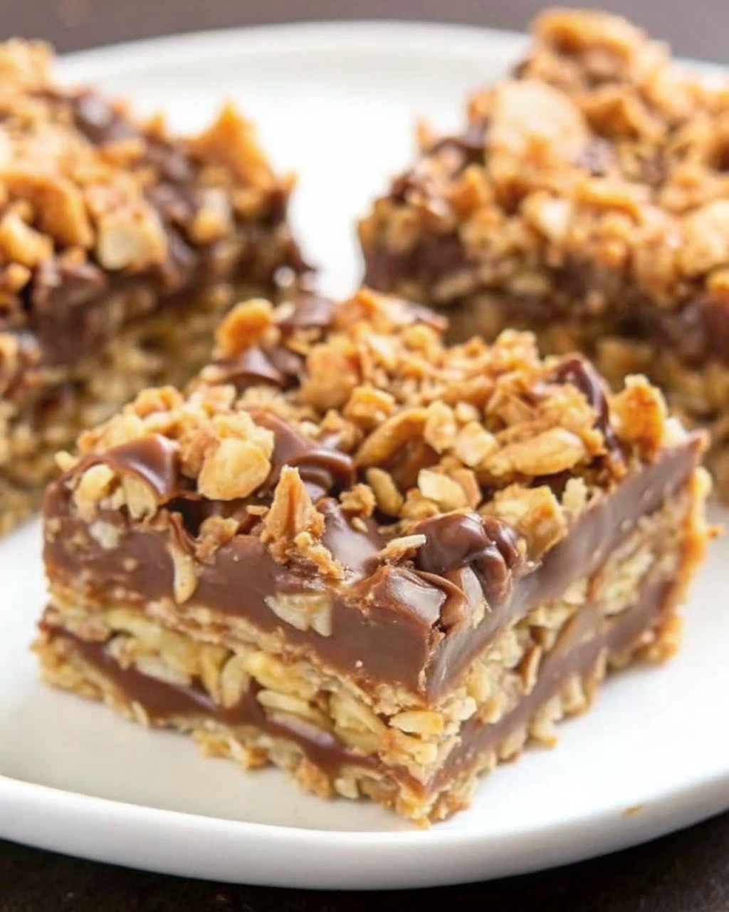 No-Bake Chocolate Oat Bars Recipe