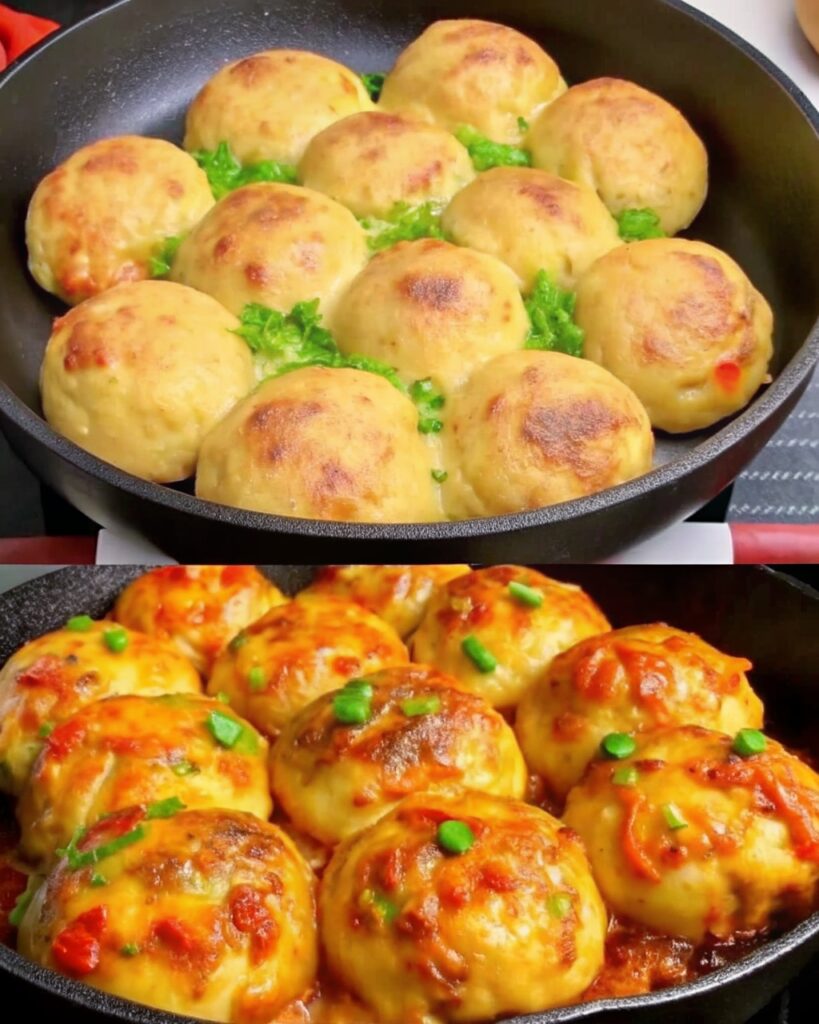 Delicious Cheesy Skillet Potatoes