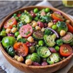 Zesty Brussels Sprouts & Salami Crunch Salad