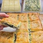 Spinach and Cheese Puff Pastry Squares