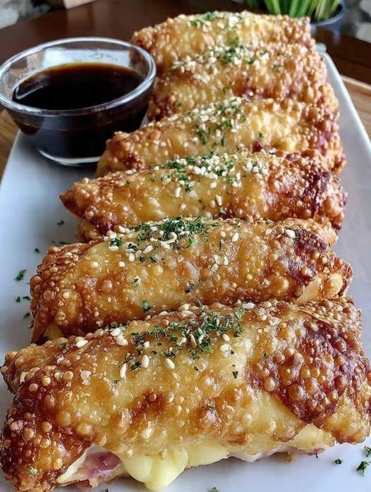 Crab Rangoon Egg Rolls