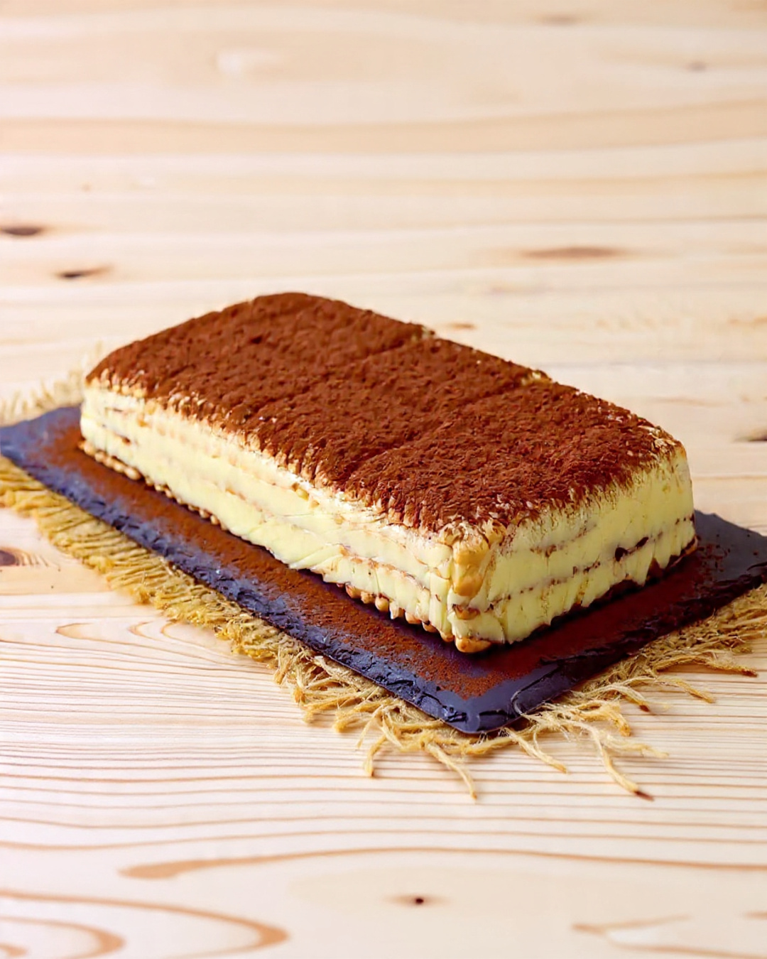 No-Bake Biscuit & Custard Cake