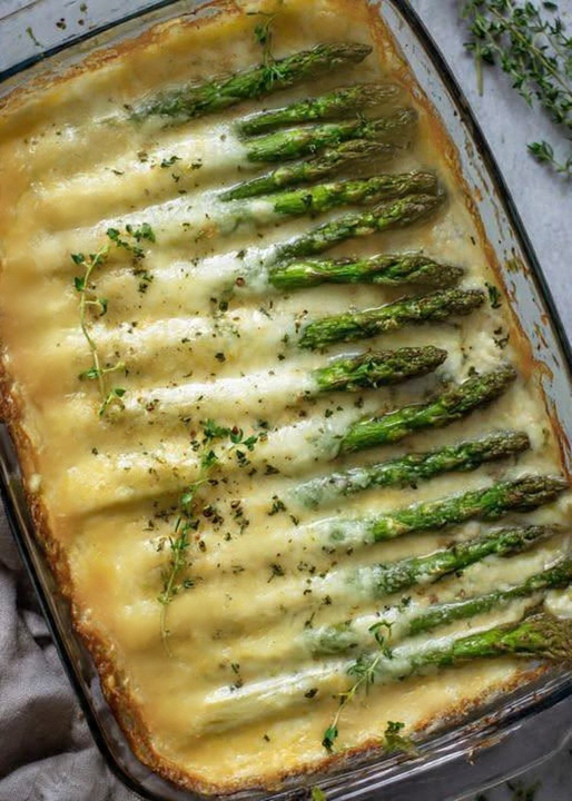 Cheesy Asparagus Casserole