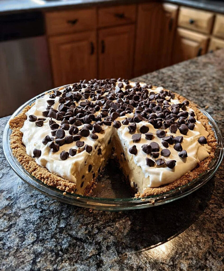 Chocolate Chip Cookie Dough Pie