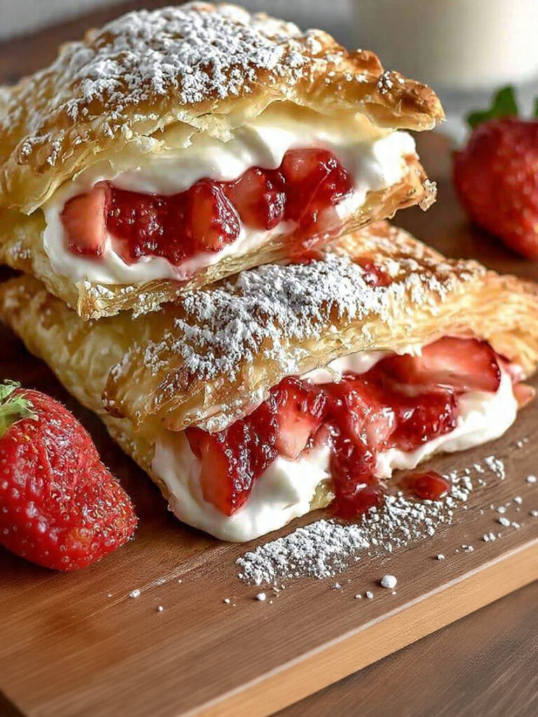 Strawberry Cheesecake Turnovers