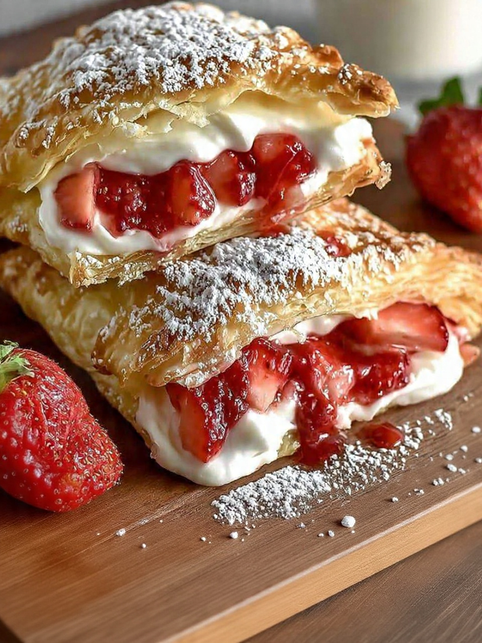 Strawberry Cheesecake Turnovers