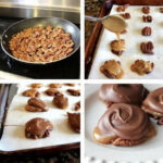 Chocolate Pecan Turtle Clusters