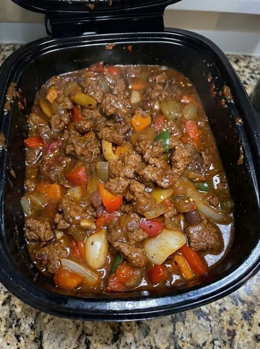 Crockpot Pepper Steak Recipe