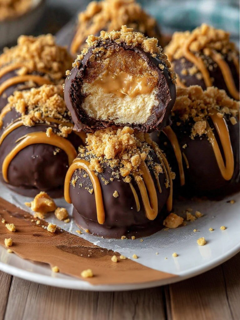 No-Bake Peanut Butter Cheesecake Balls